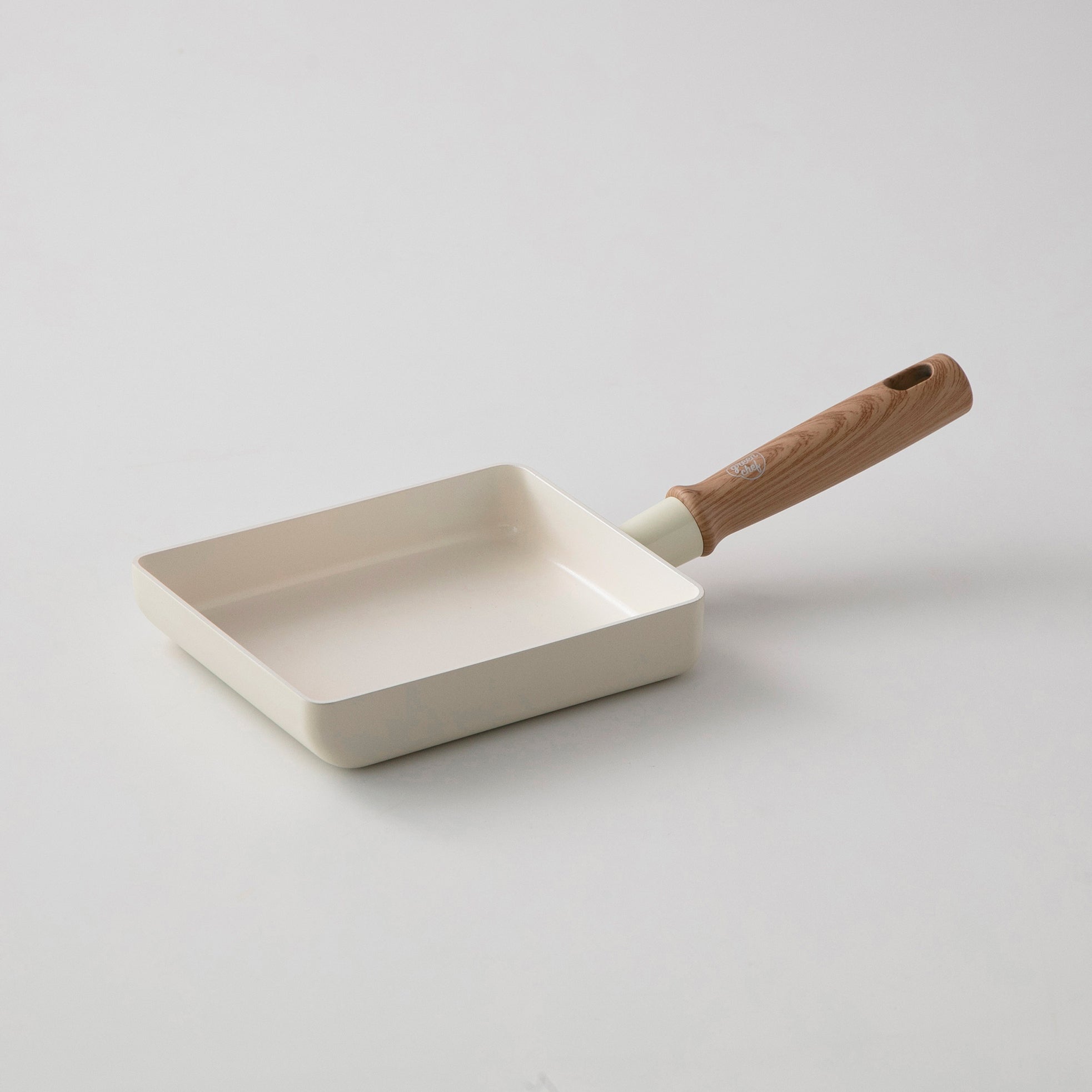 【スターターモデル】グリーンシェフ ビンテージ エッグパン ホワイト IH/ガス火対応