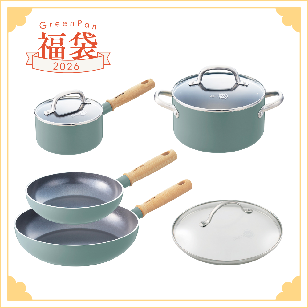 【福袋2026】グリーンパン メイフラワー5点セット IH/ガス火対応