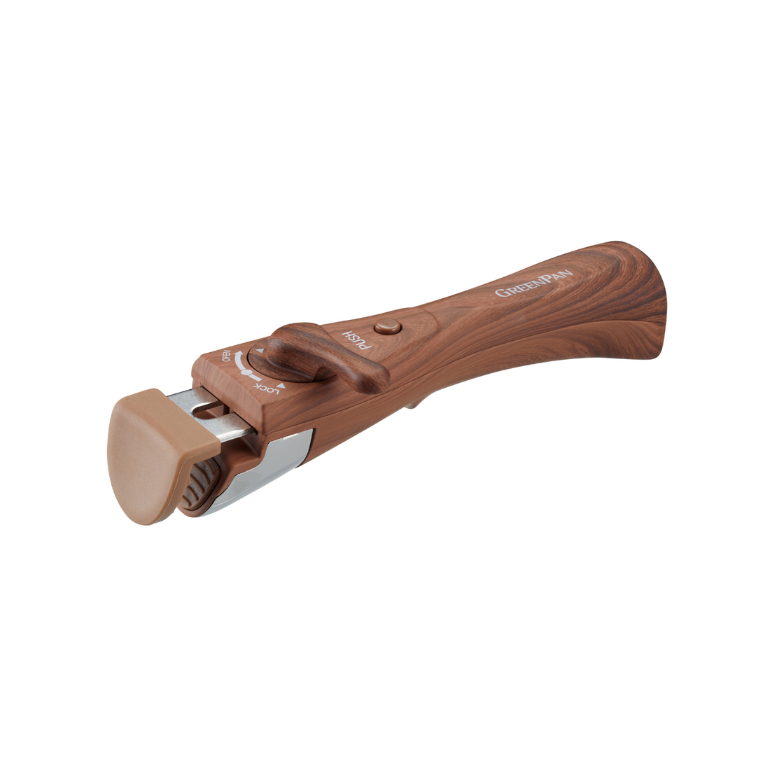 【部品】グリーンパン クリックシェフ ハンドル ブラウン