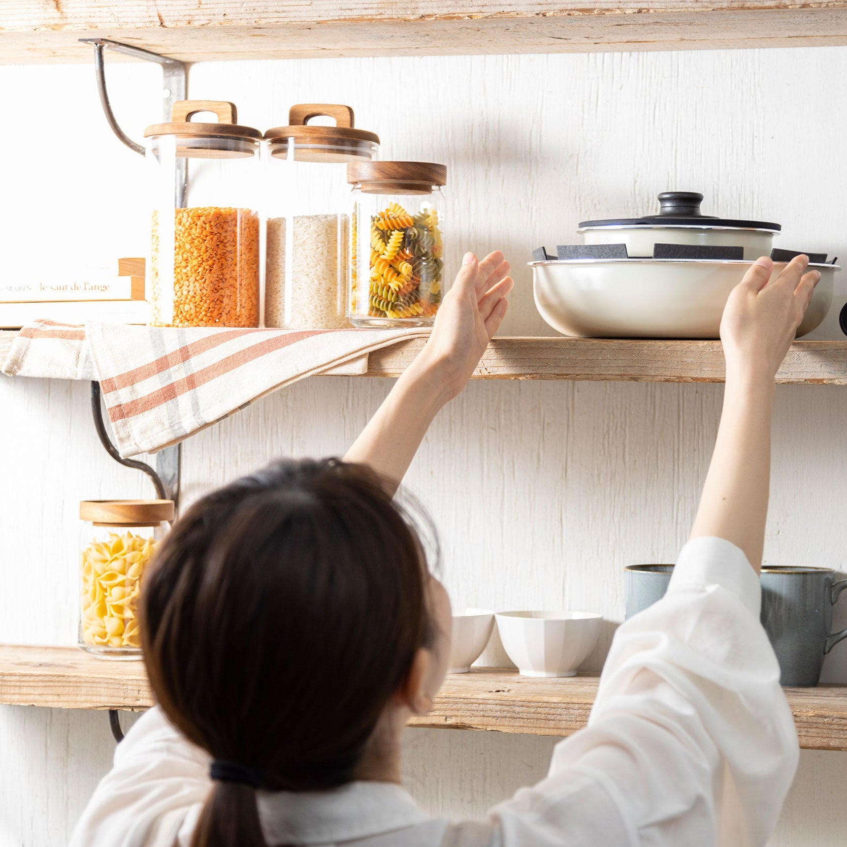 クリックシェフ 8点セット クリームホワイト