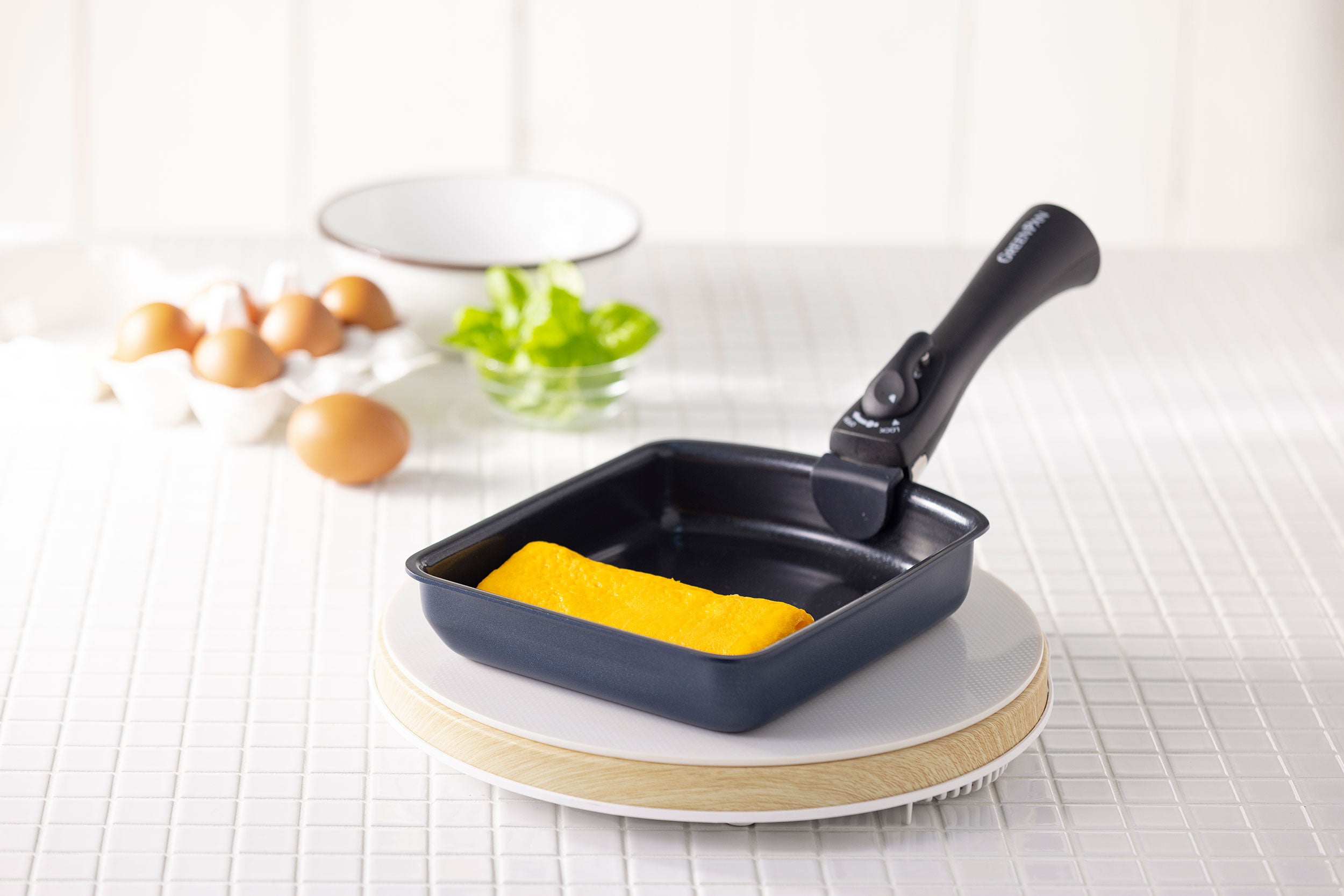 クリックシェフ 5点セット オックスフォードブルー 【旧モデル・オリジナルスポンジ付き】