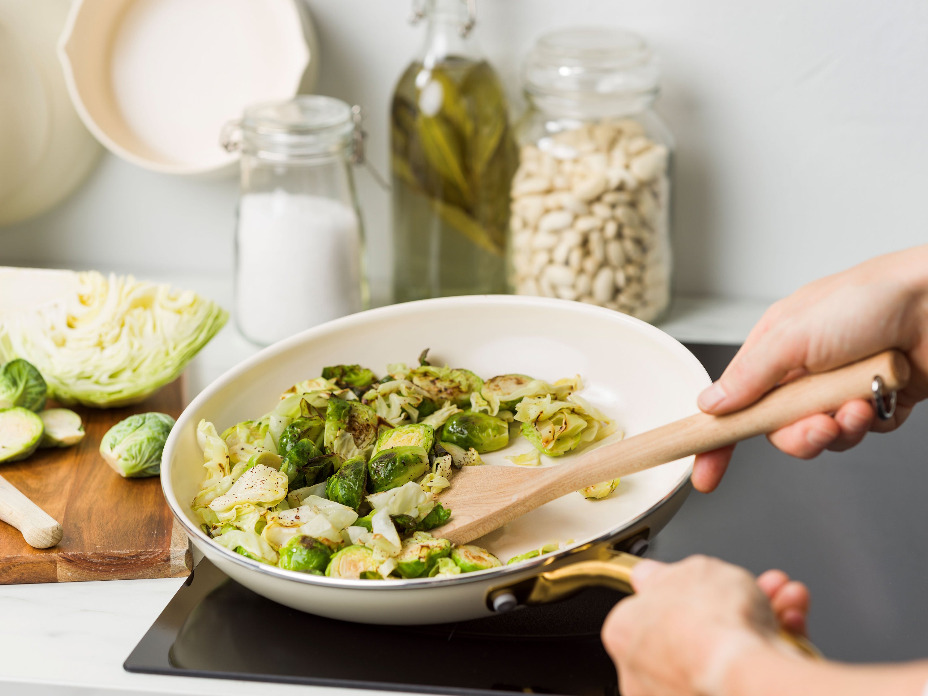 【新商品】ストゥディオ クリームホワイト フライパン 26cm IH/ガス火対応