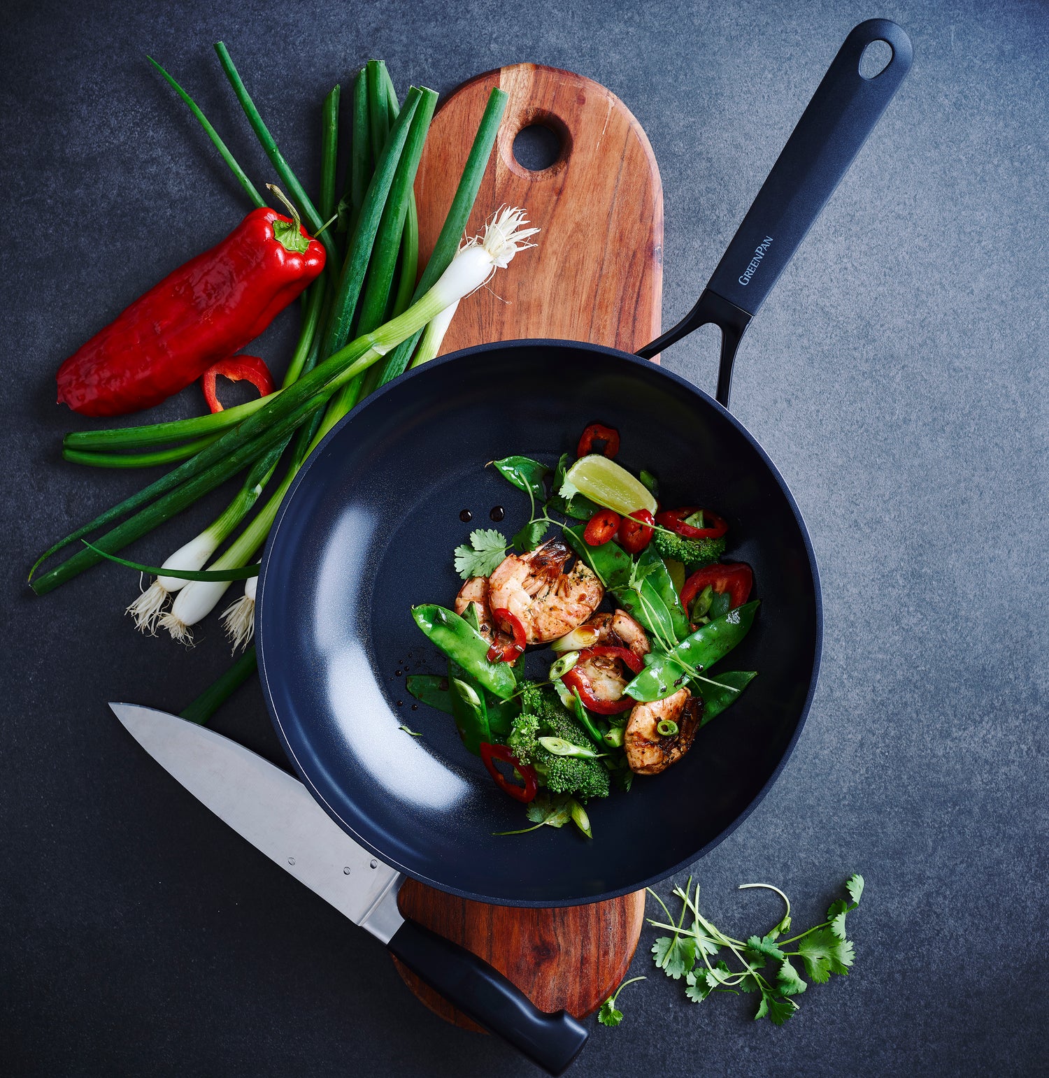 【新商品】【トライアルモデル】スマートシェイプシリーズ ウォックパン28cm IH/ガス火対応