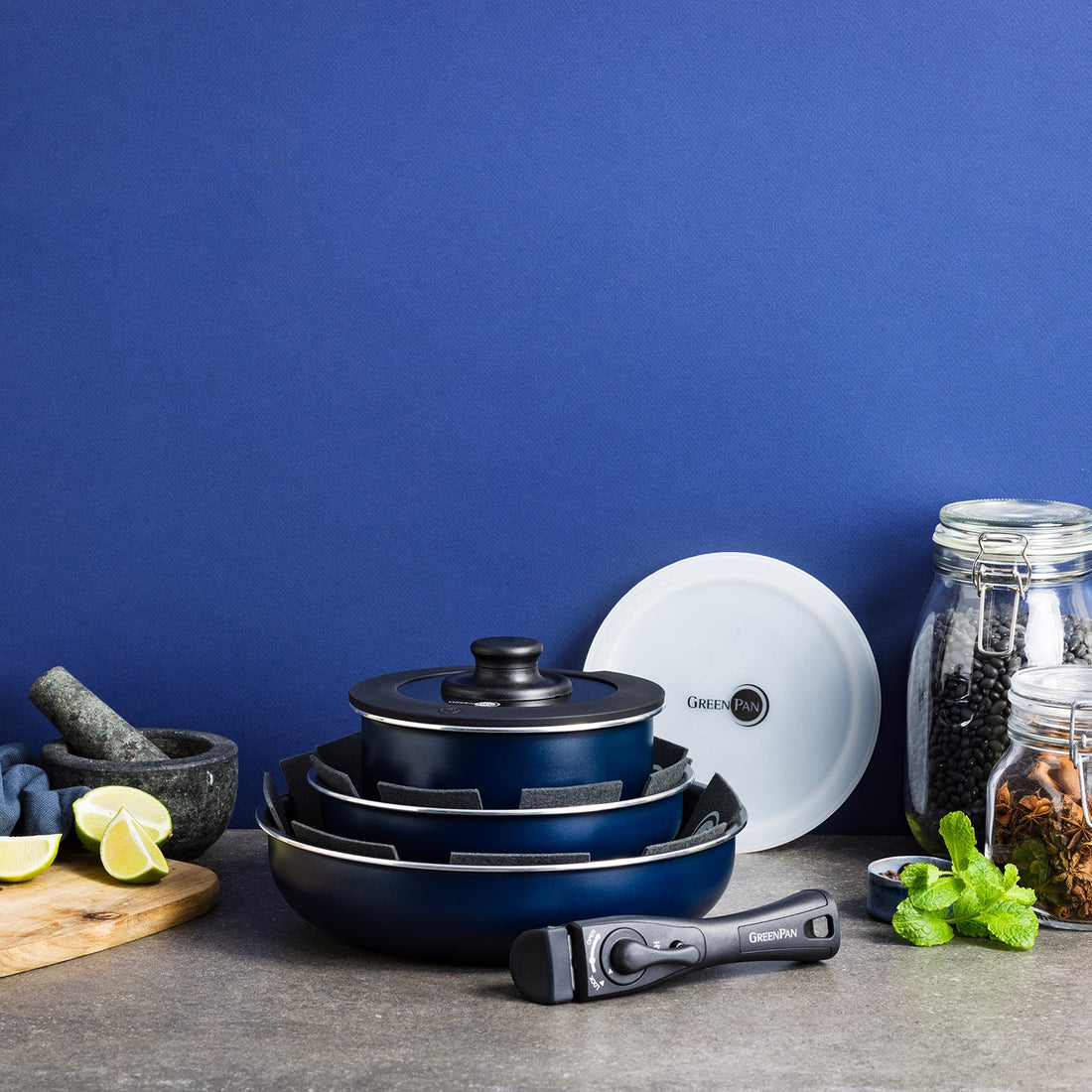 クリックシェフ 8点セット オックスフォードブルー