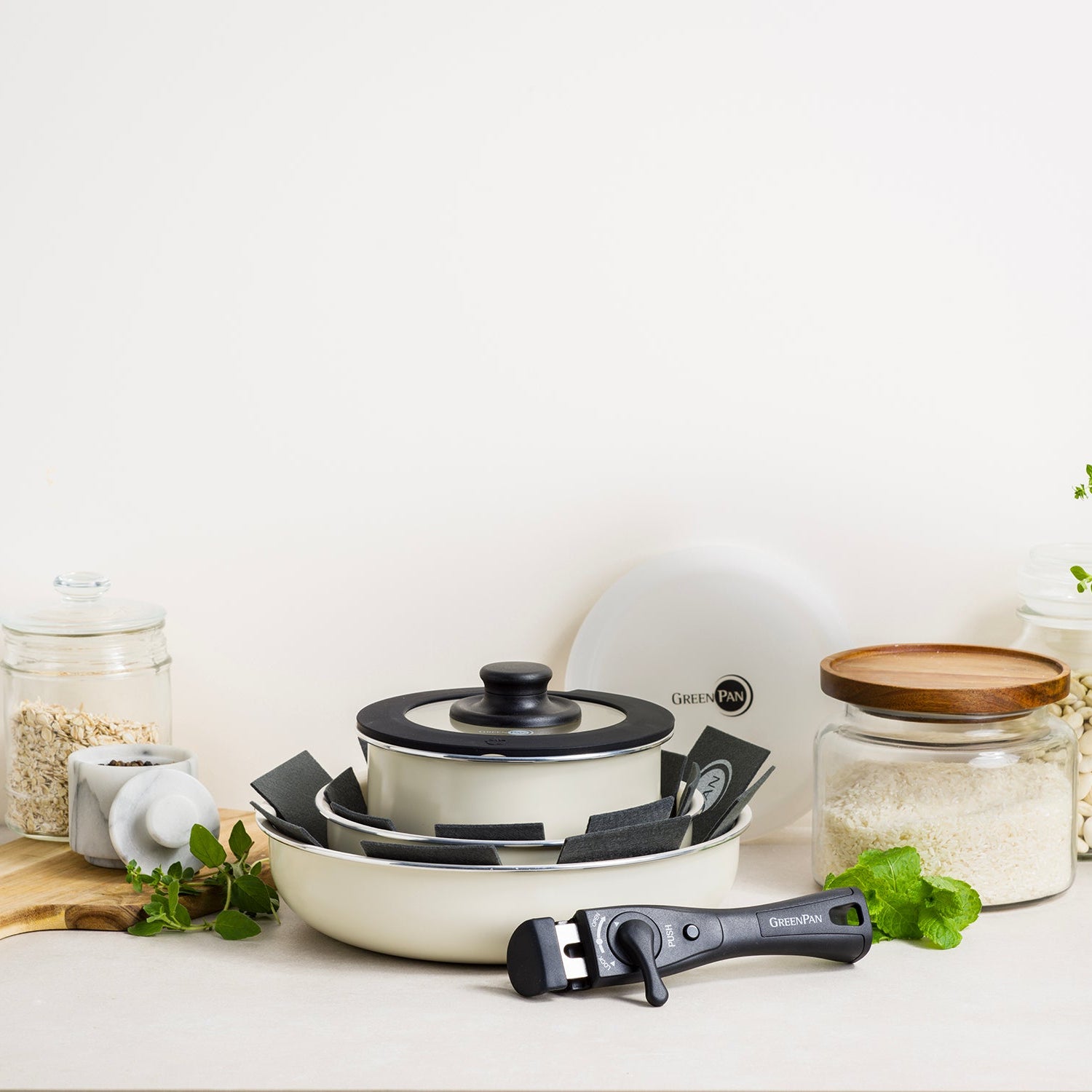 クリックシェフ 8点セット クリームホワイト