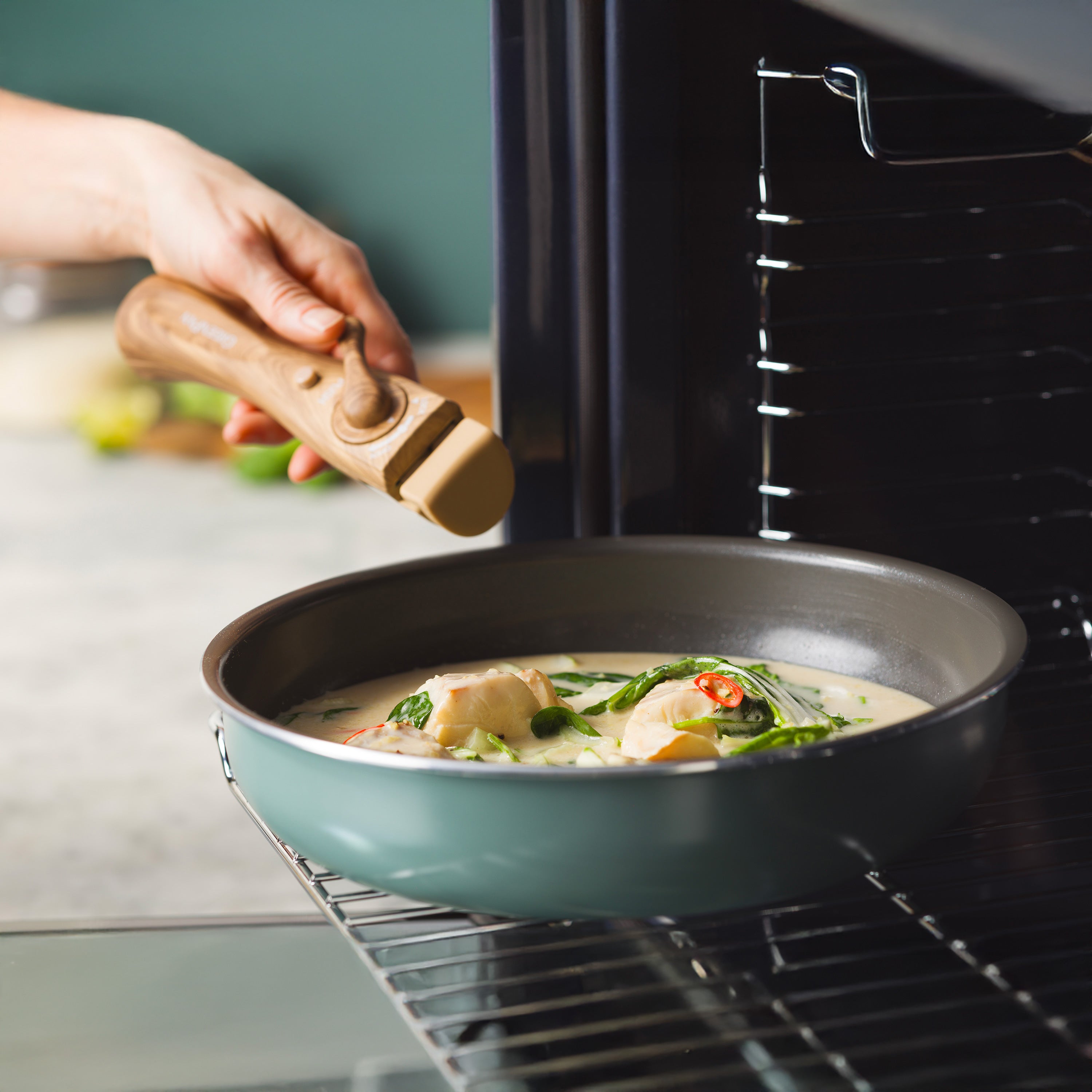 【新商品・販路限定セット】 クリックシェフ 5点セット スモーキースカイブルー