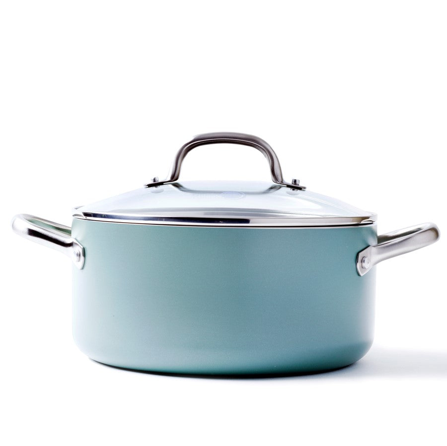 メイフラワー キャセロール(両手鍋)20cm ガラス蓋付き IH/ガス火対応