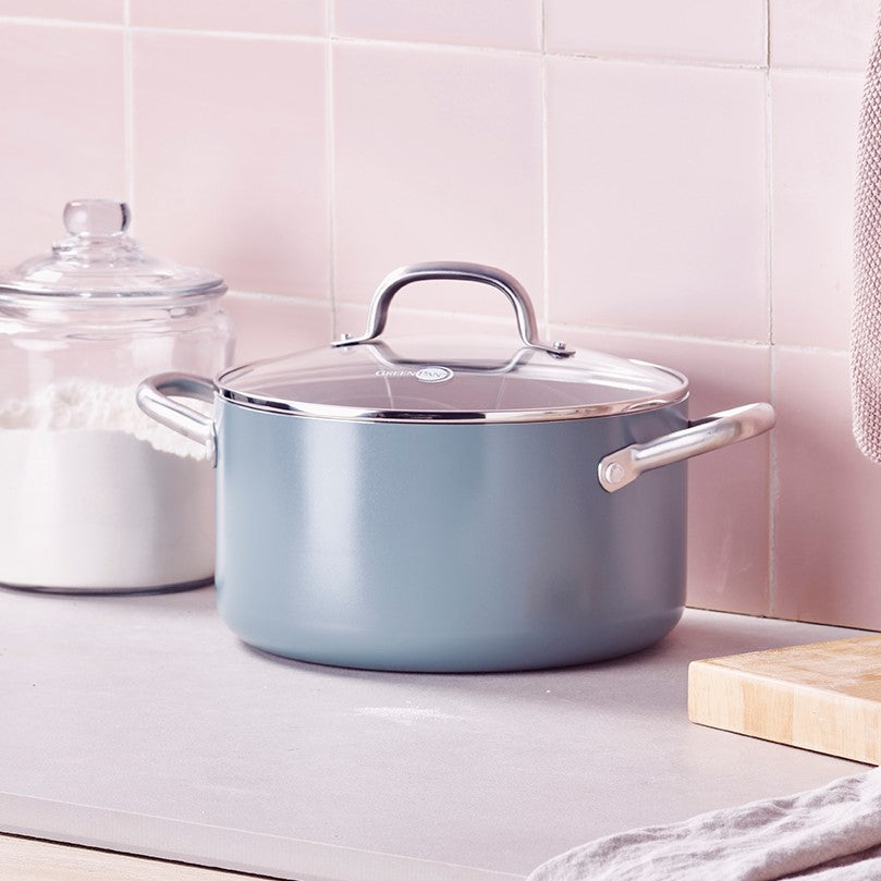 メイフラワー キャセロール(両手鍋)20cm ガラス蓋付き IH/ガス火対応