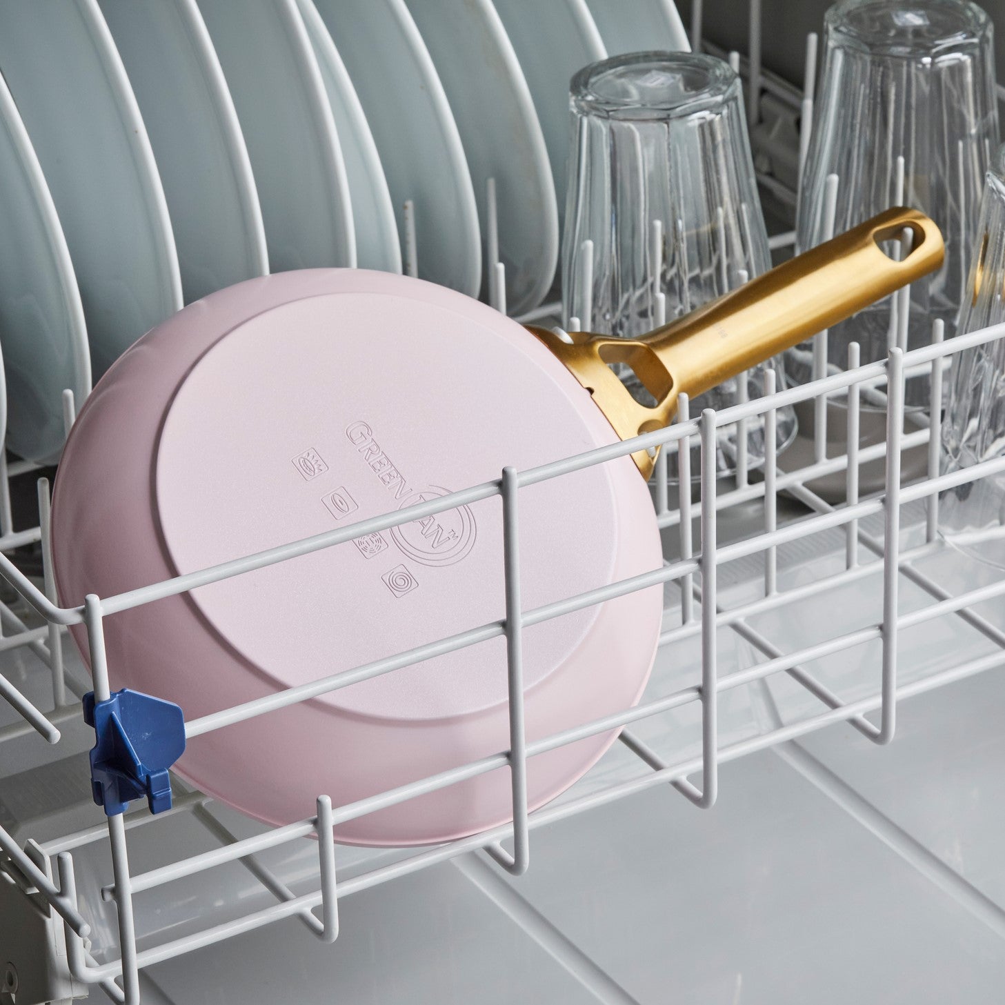 【在庫限り】パドヴァ(ピンク)フライパン26cm IH/ガス火対応