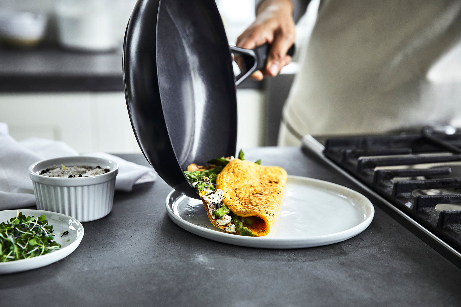 【トライアルモデル】スマートシェイプシリーズ フライパン28cm IH/ガス火対応