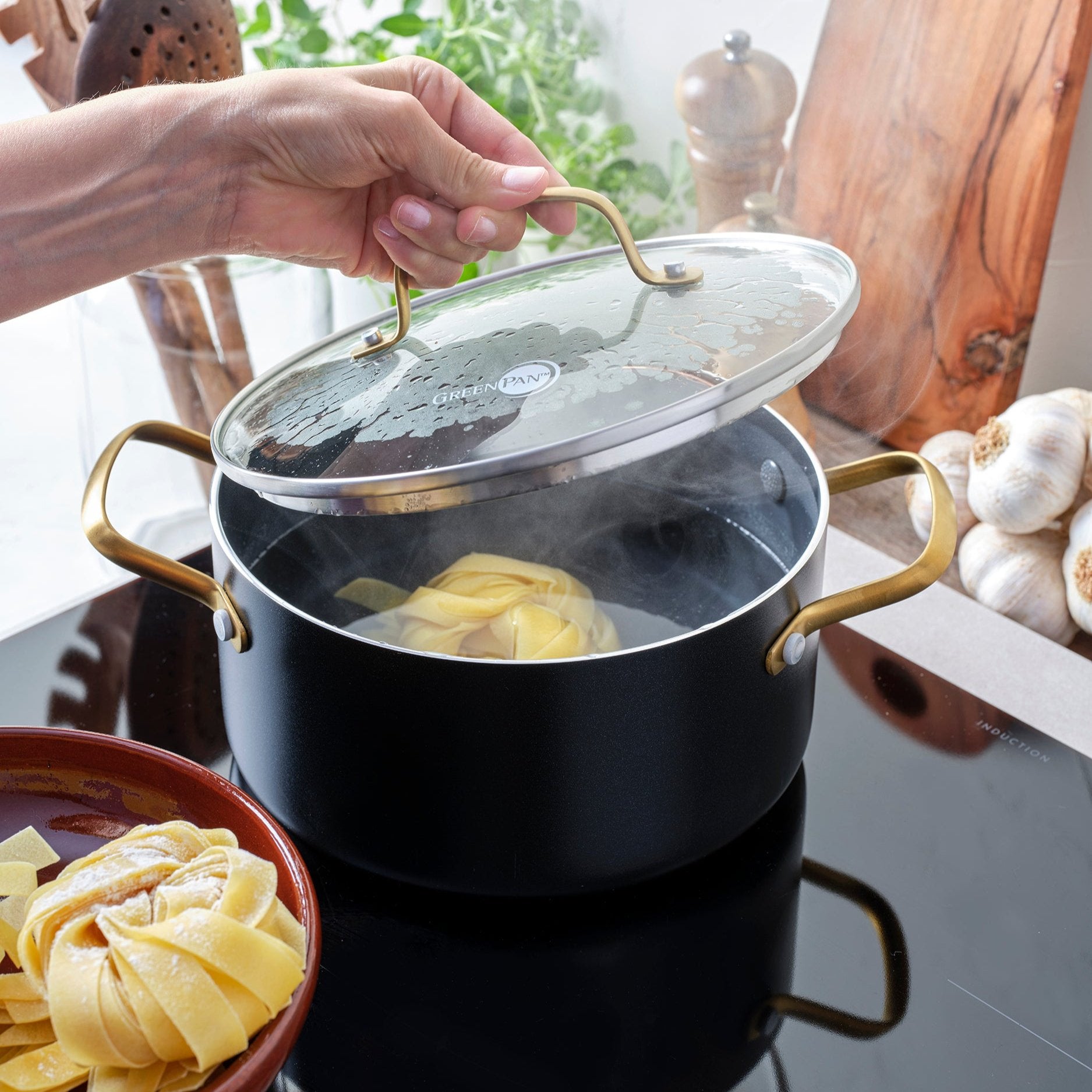 【福袋2026】グリーンパン ストゥディオ5点セット IH/ガス火対応