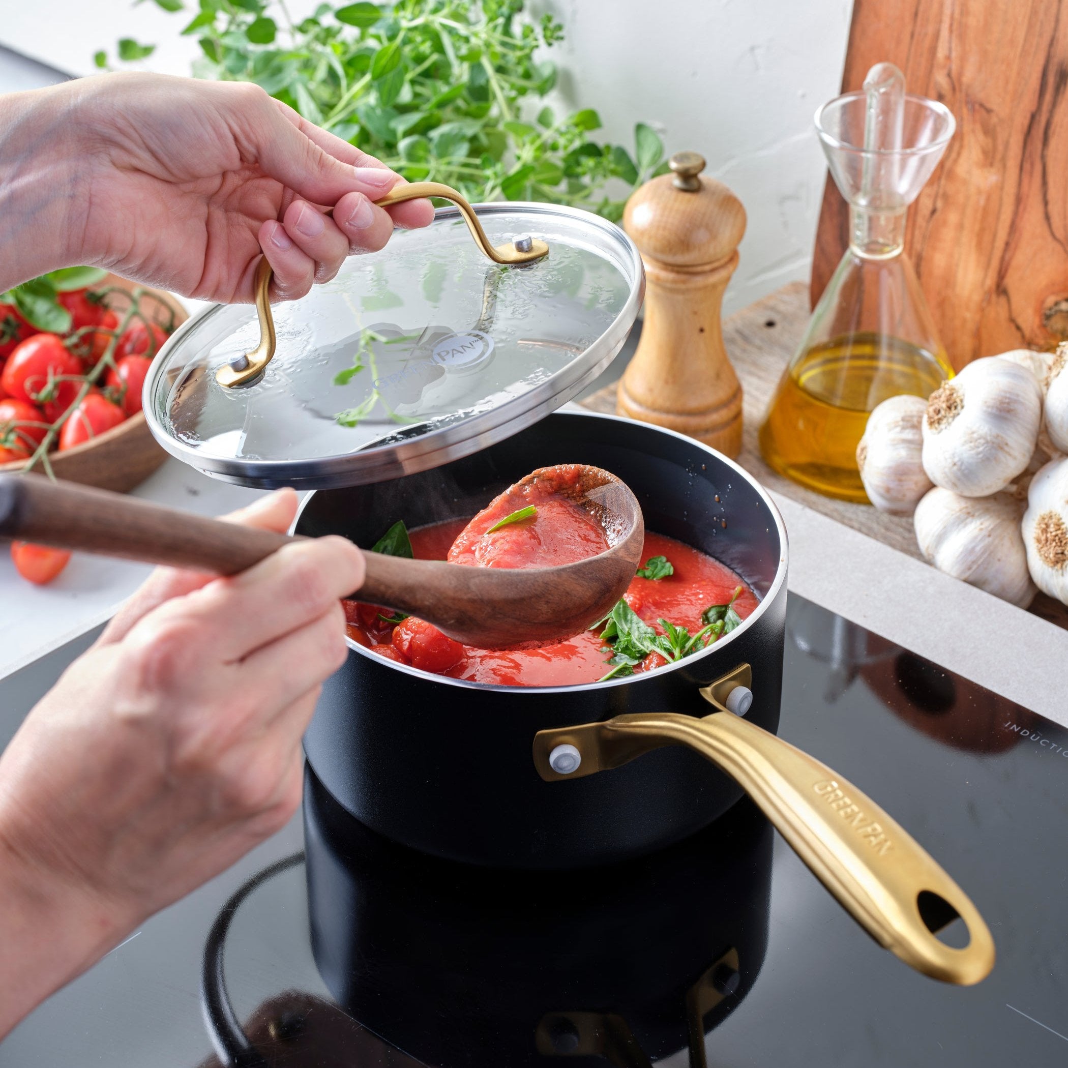 【福袋2026】グリーンパン ストゥディオ5点セット IH/ガス火対応