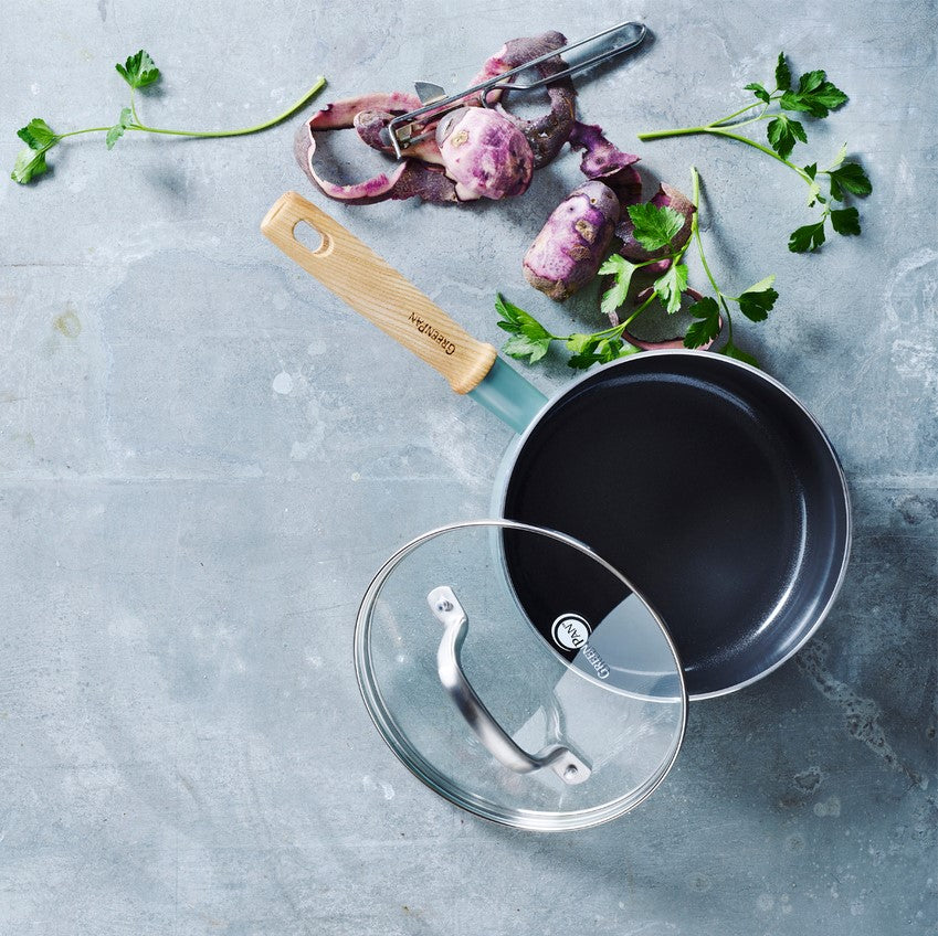 メイフラワー ソースパン(片手鍋)16cm 蓋付き IH/ガス火対応