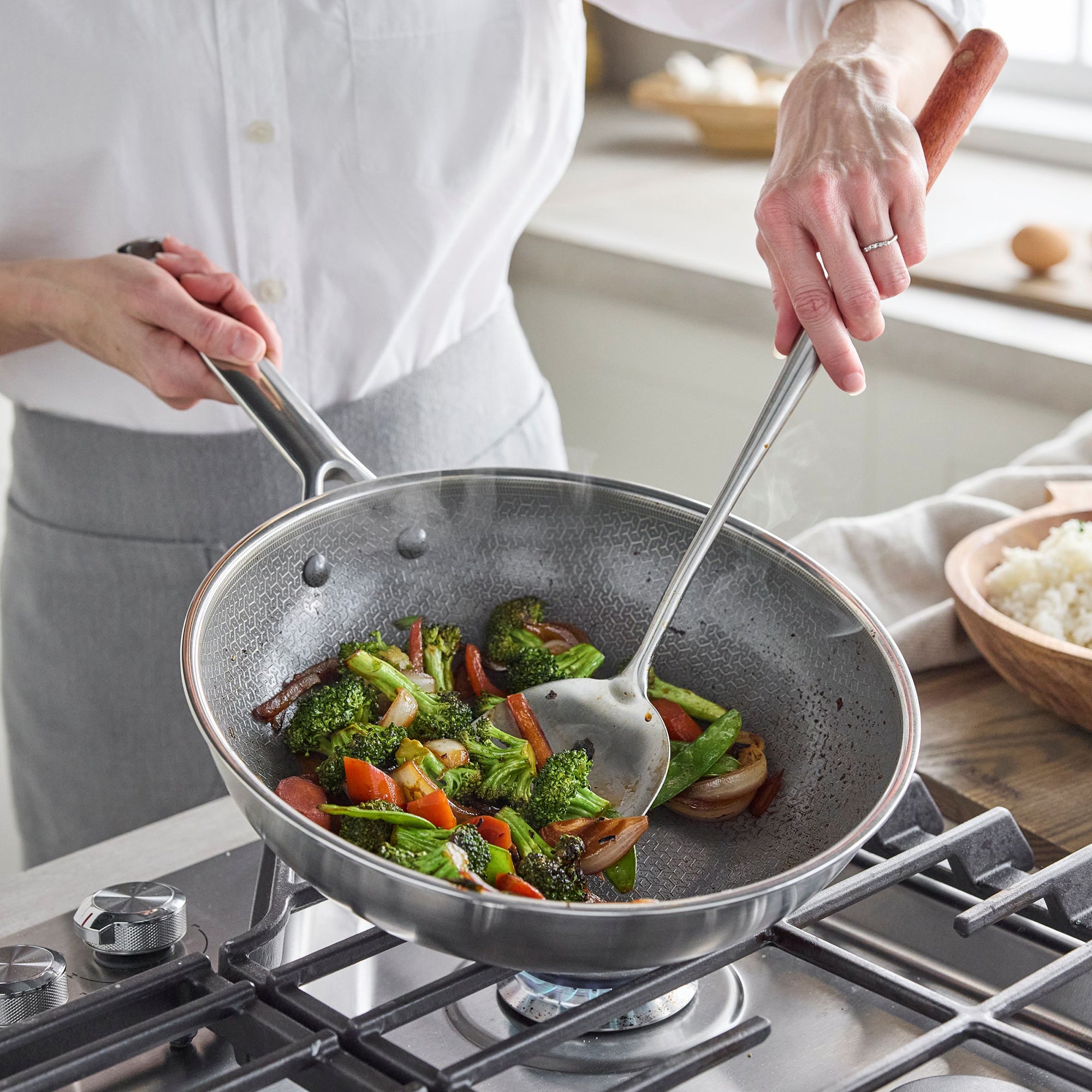 ※予約商品:12月中旬発送予定※【新商品】エーペックス ウォックパン 28cm