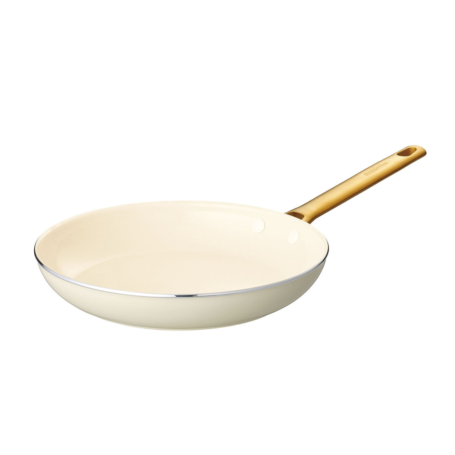 【在庫限り】パドヴァ(クリームホワイト)フライパン26cm IH/ガス火対応