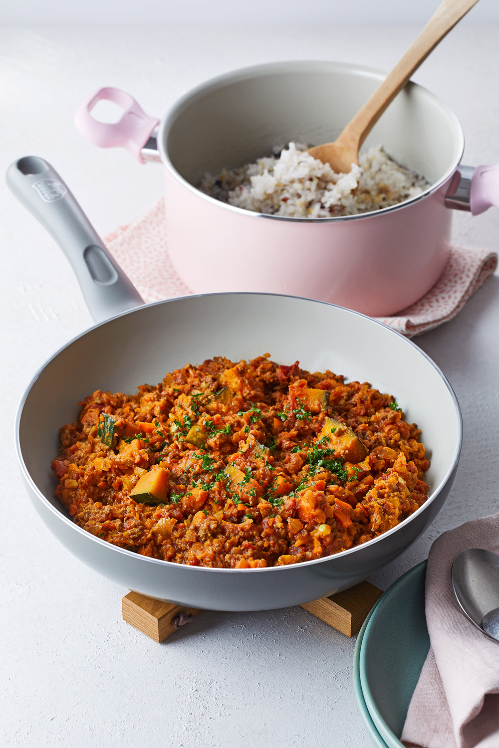 【スターターモデル】グリーンシェフ アースカラー フライパン 26cm クォーツグレー IH/ガス火対応