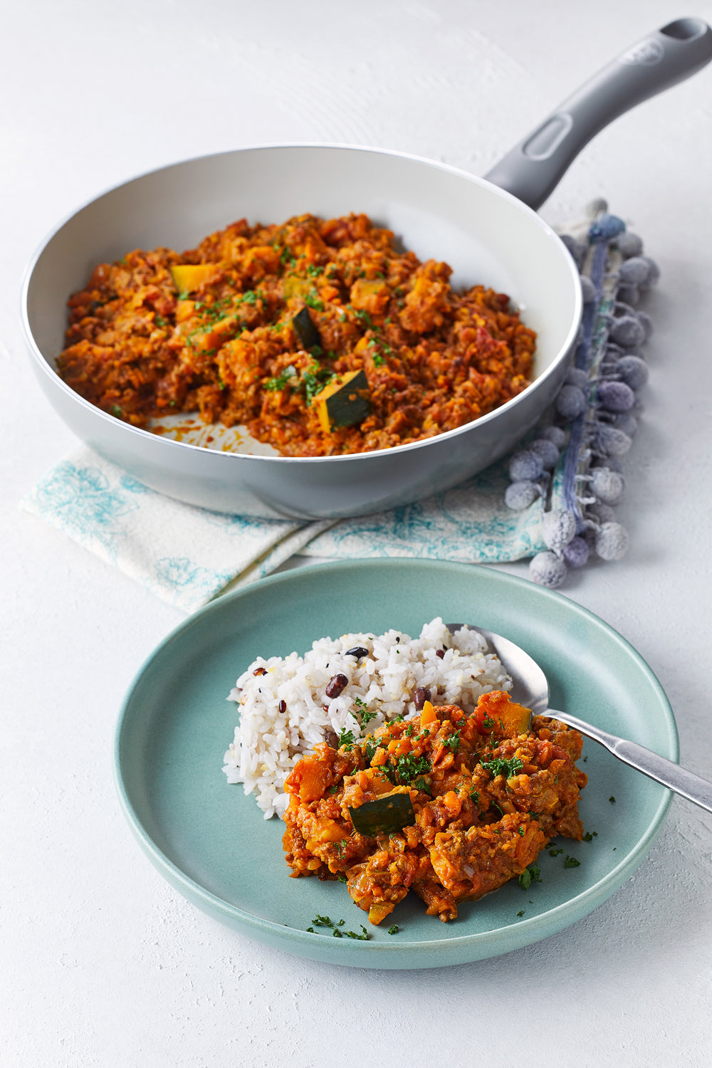 【スターターモデル】グリーンシェフ アースカラー フライパン 20cm クォーツグレー IH/ガス火対応