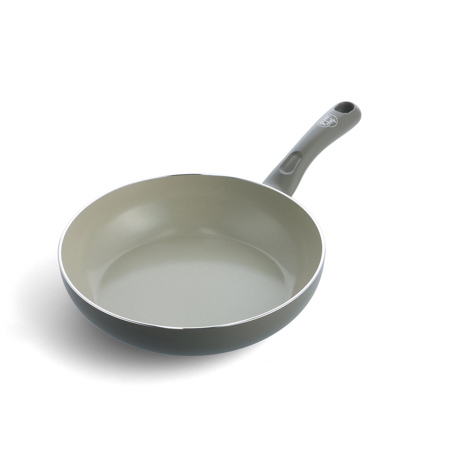 【スターターモデル】グリーンシェフ アースカラー フライパン 20cm クォーツグレー IH/ガス火対応