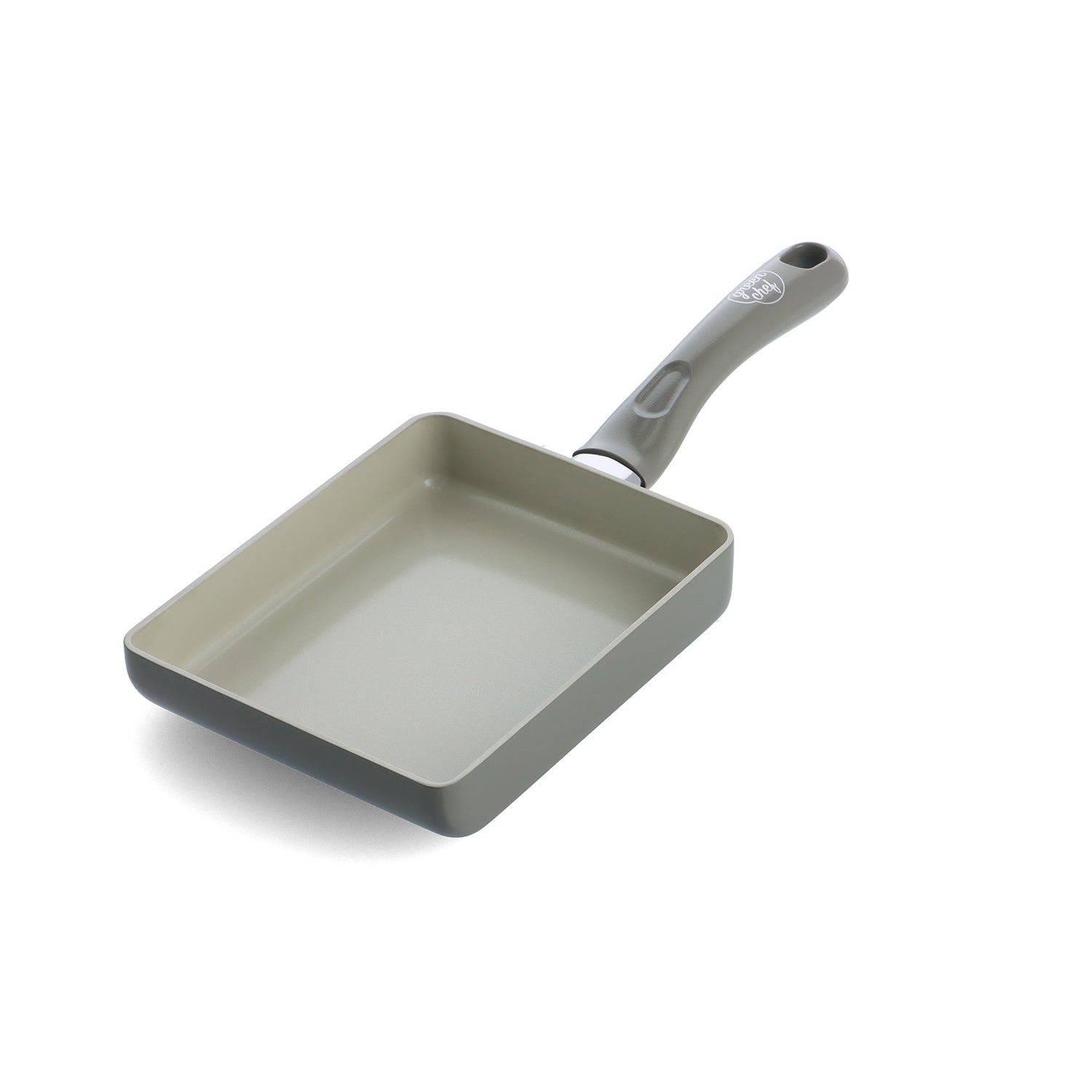 【スターターモデル】グリーンシェフ アースカラー エッグパン クォーツグレー IH/ガス火対応