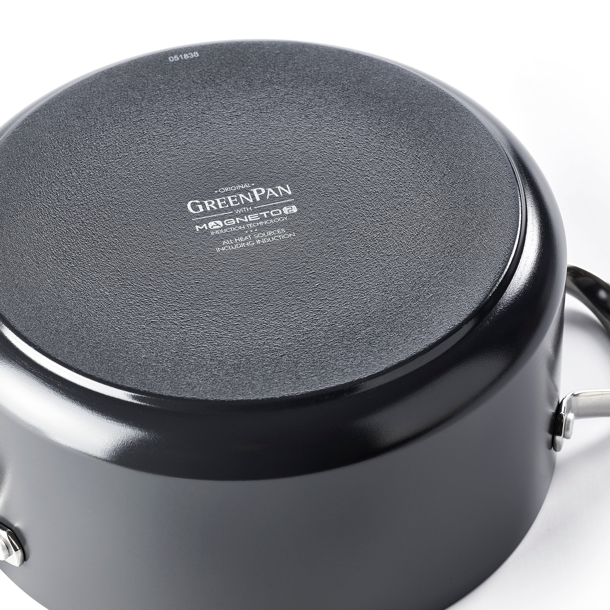 ヴェニス プロ キャセロール(両手鍋)20cm ガラス蓋付き IH/ガス火対応