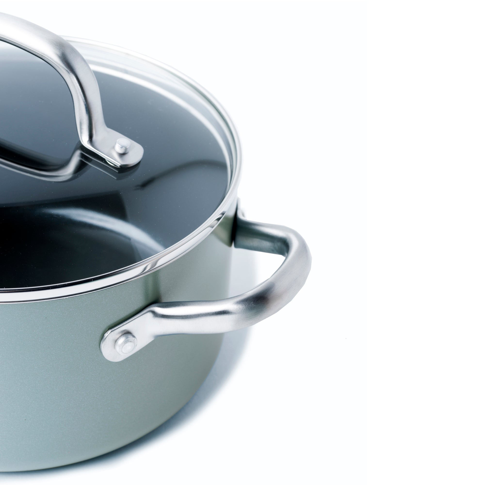 メイフラワー キャセロール(両手鍋)20cm ガラス蓋付き IH/ガス火対応