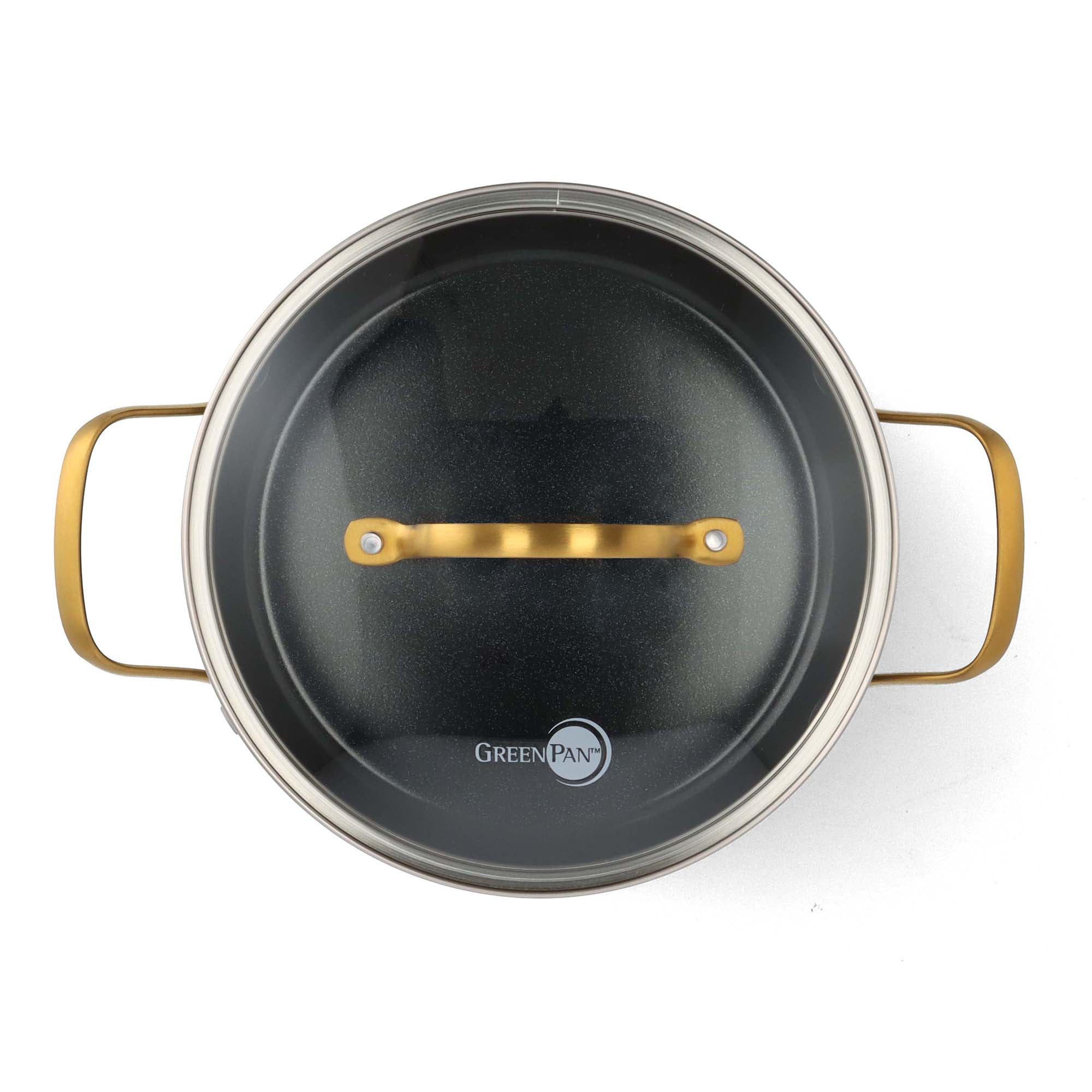 ストゥディオ キャセロール 20cmガラス蓋付 IH/ガス火対応