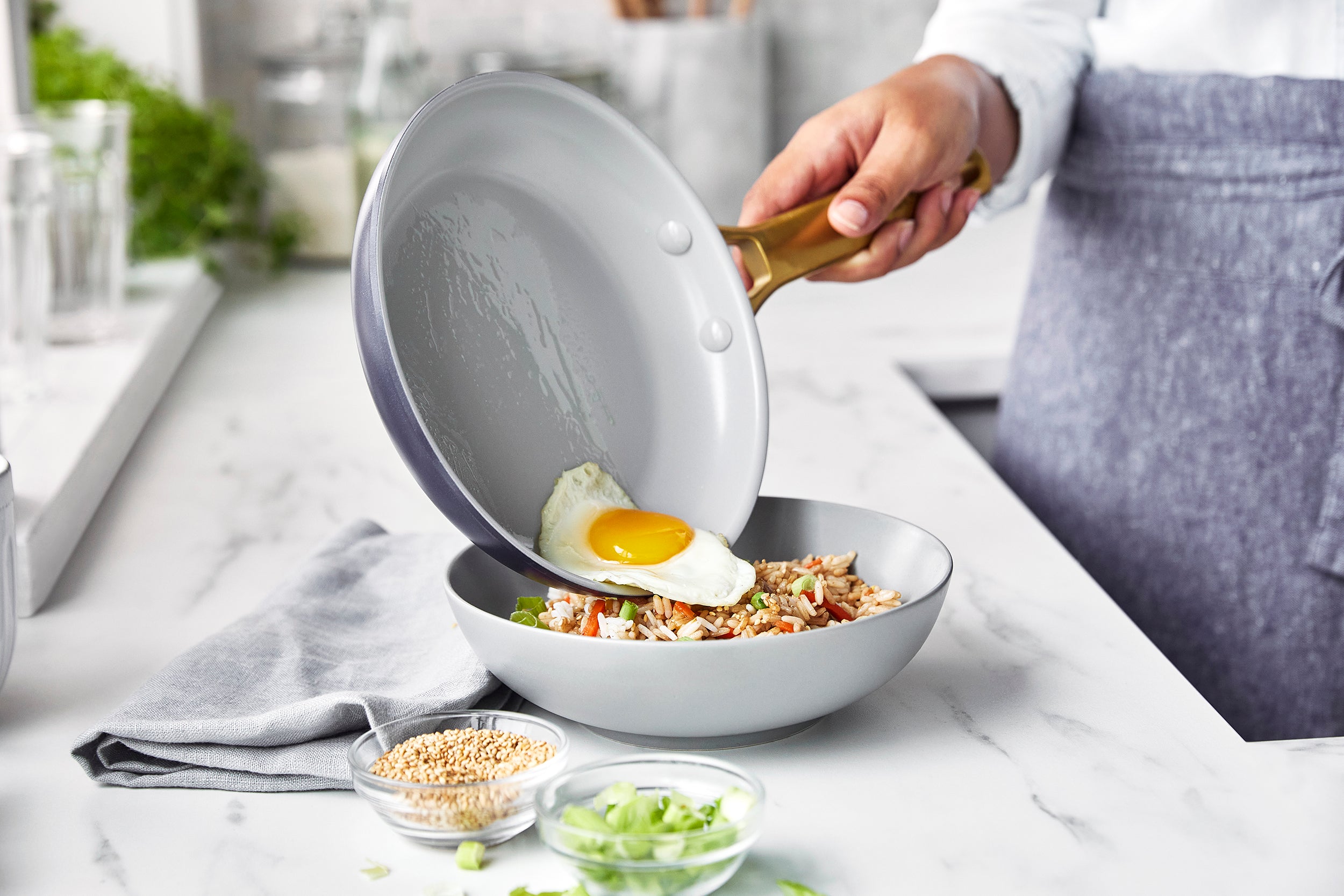 パドヴァ(ダークブルー)フライパン20cm IH/ガス火対応