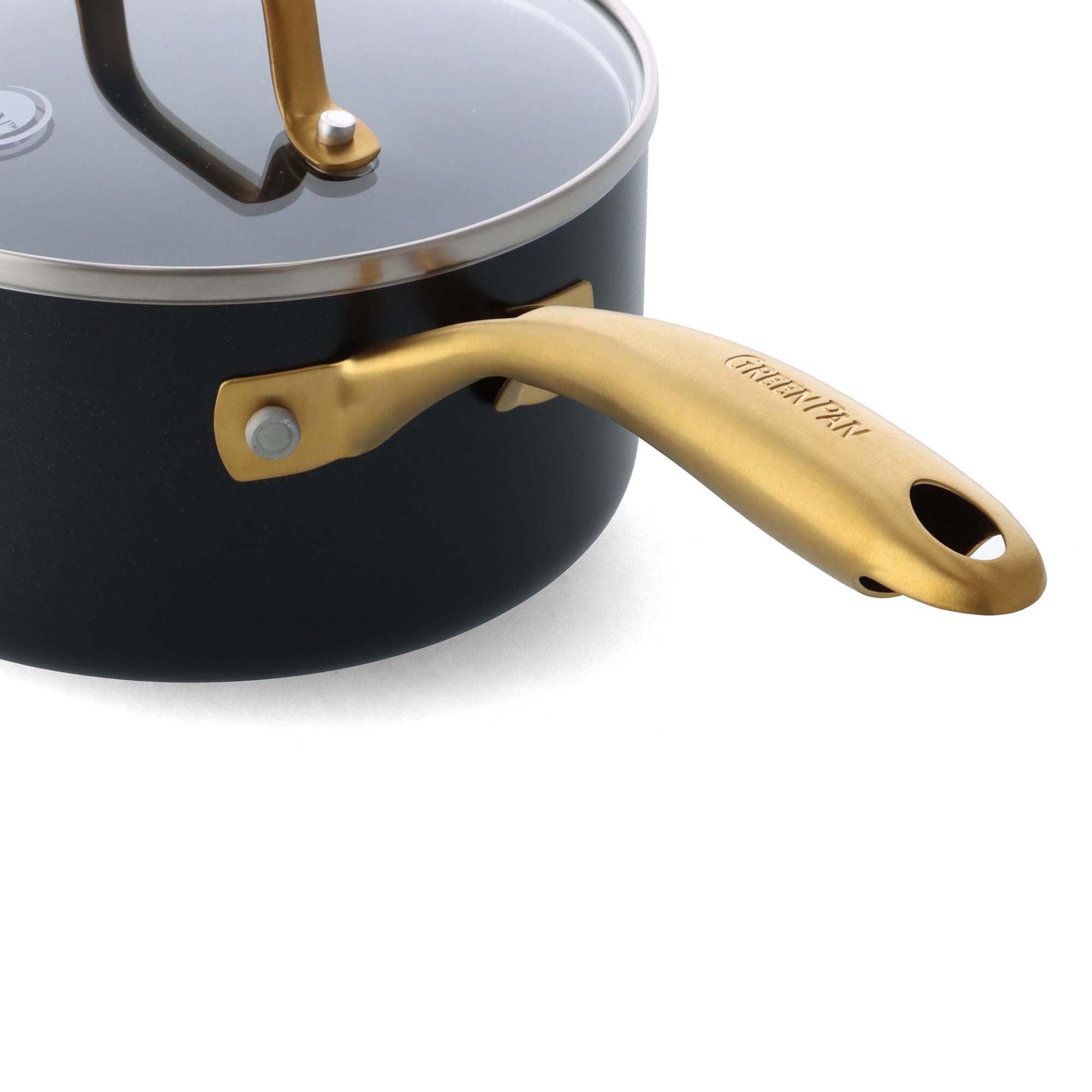 ストゥディオ ソースパン 16cmガラス蓋付 IH/ガス火対応