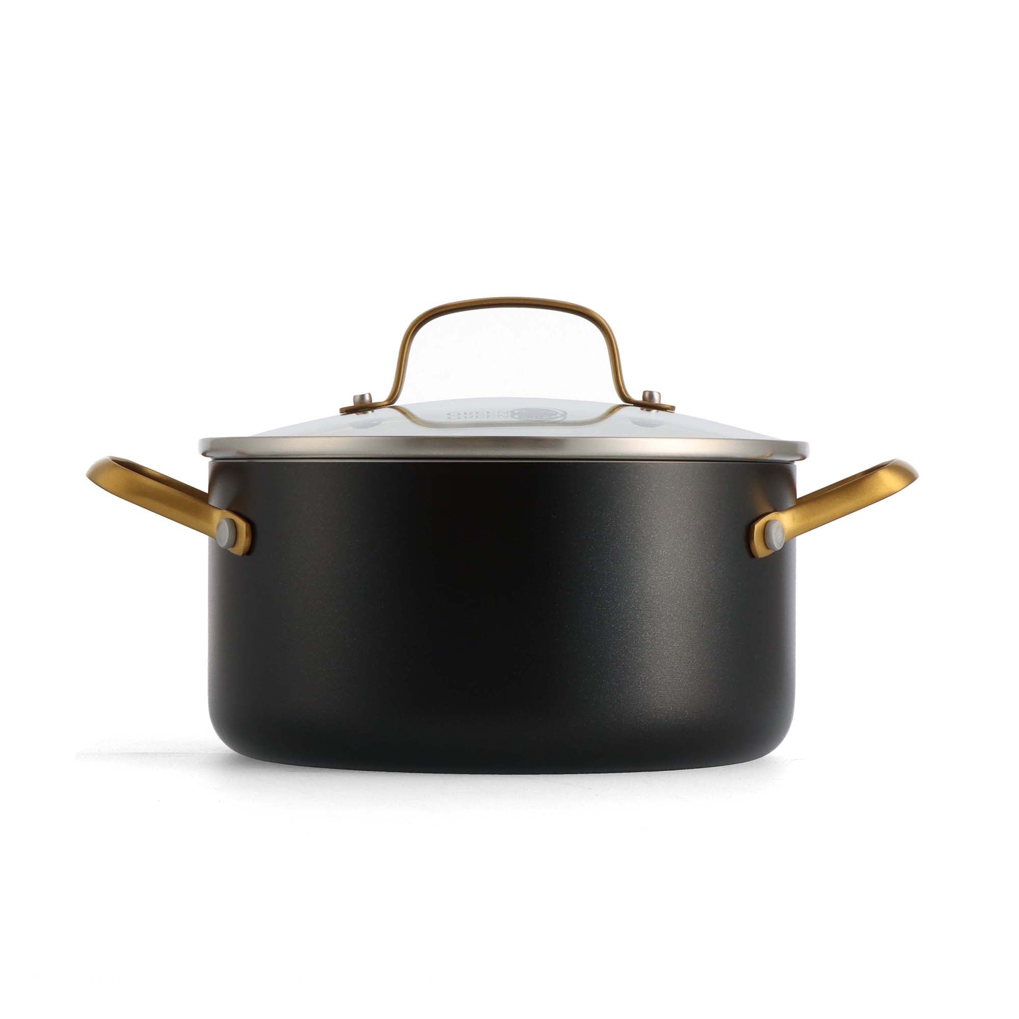 ストゥディオ キャセロール 20cmガラス蓋付 IH/ガス火対応