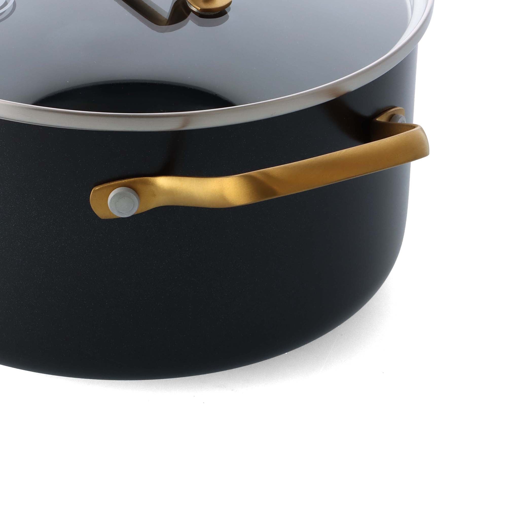 ストゥディオ キャセロール 20cmガラス蓋付 IH/ガス火対応