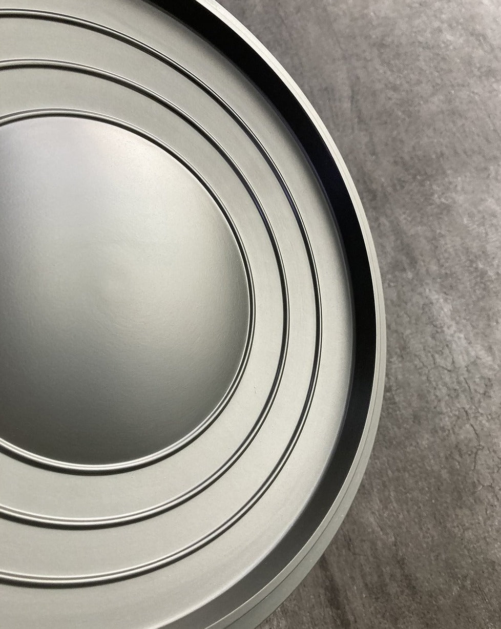 【ブラックフライデー対象】フェザーウェイト ココットラウンド(両手鍋) 22cm グレー IH/ガス火対応※ポットホルダー2個付