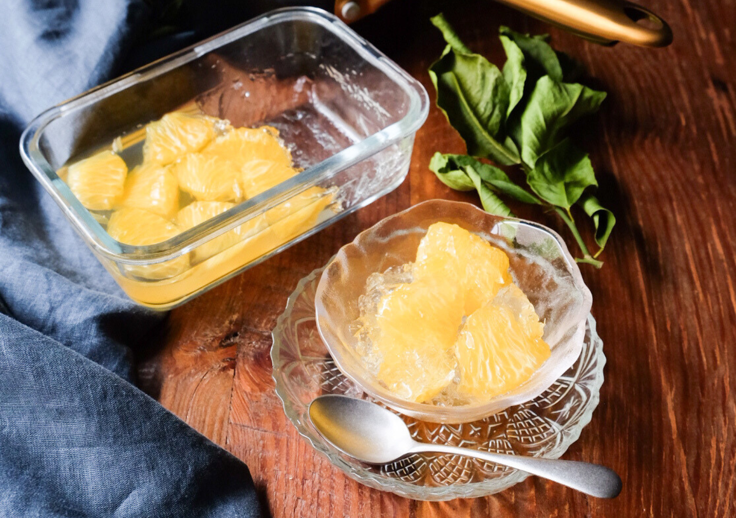 春のフルーツゼリー