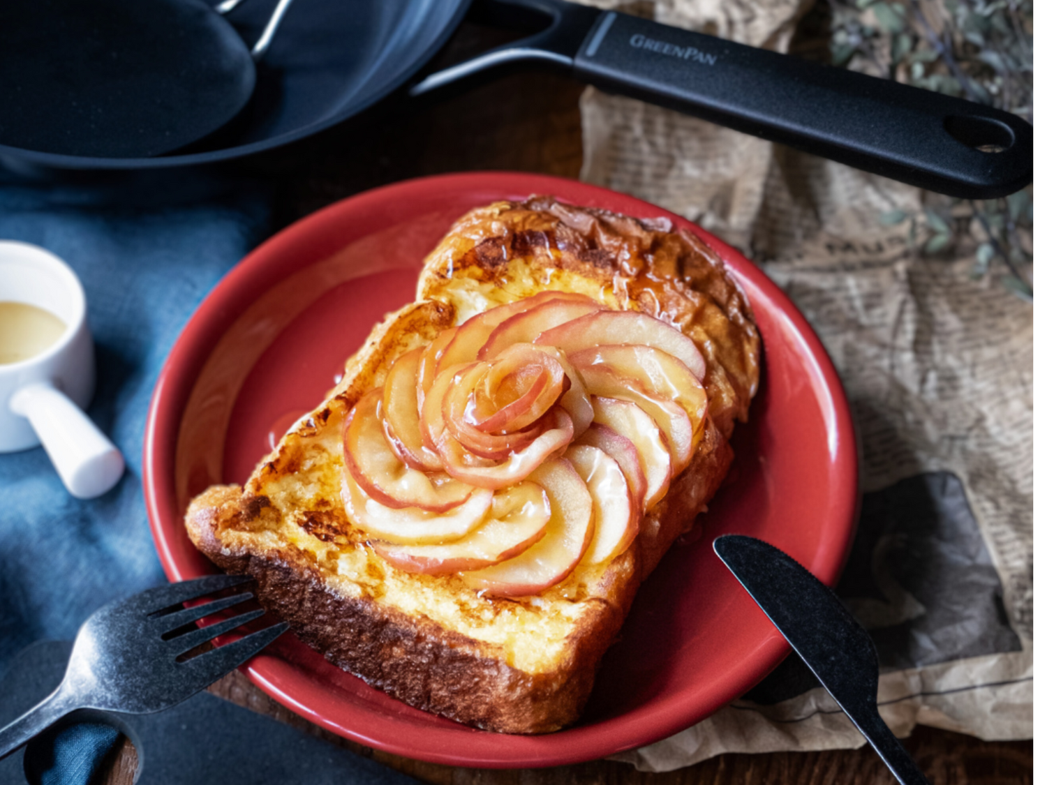 りんごたっぷりフレンチトースト