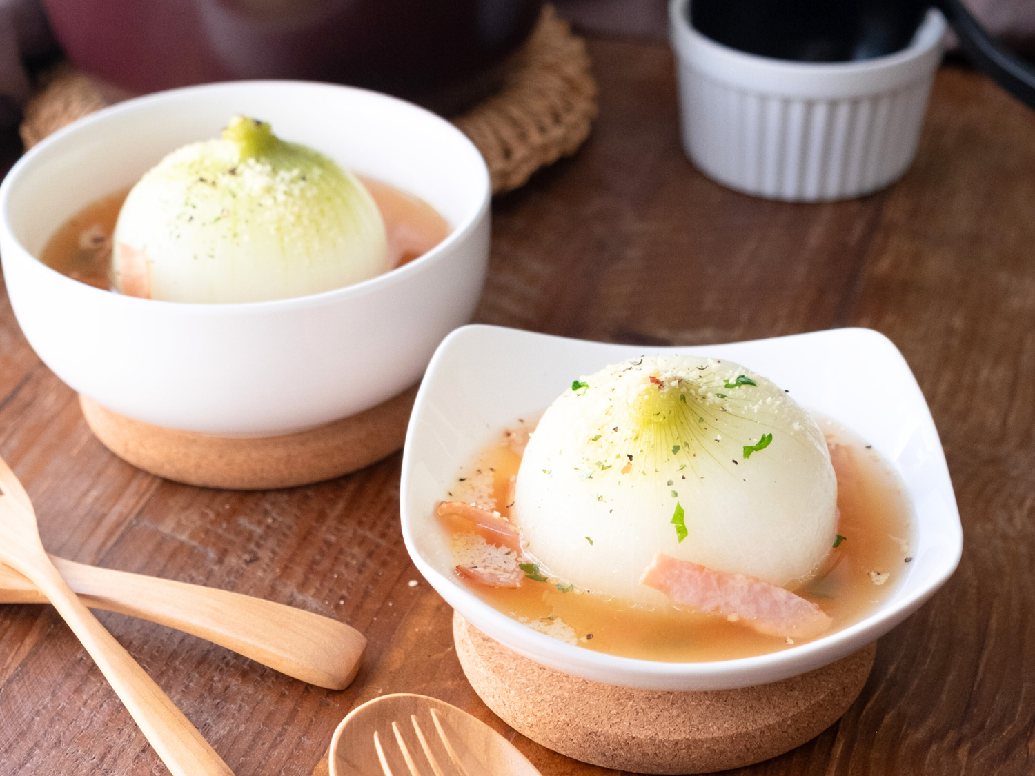 玉ねぎ丸ごとスープ