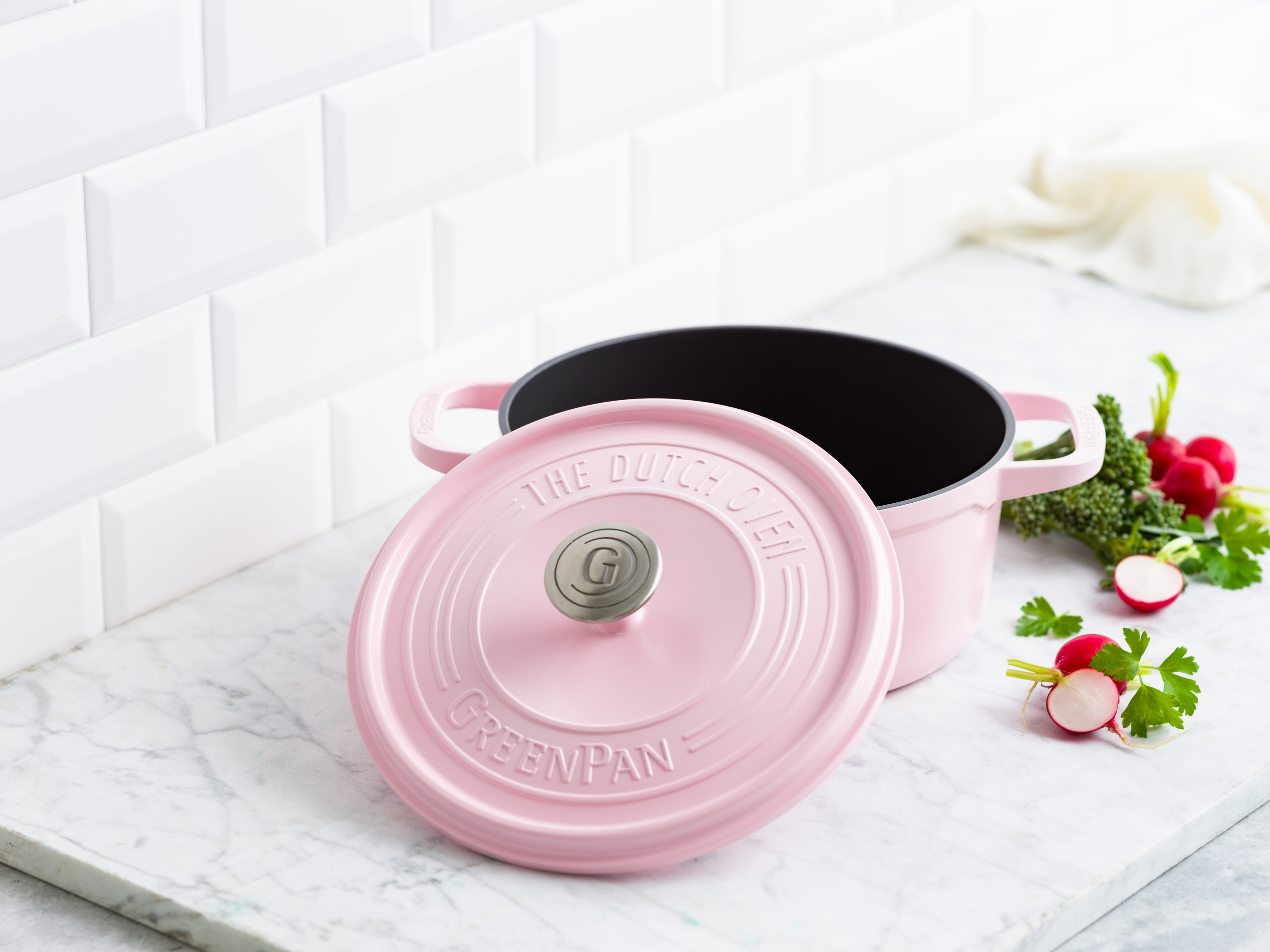LE CREUSET モーヴピンク 両手鍋 26cm