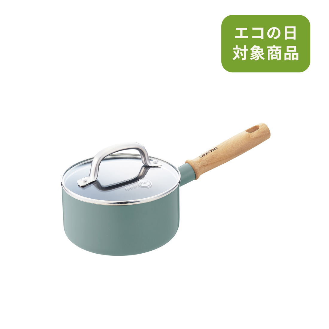 メイフラワー ソースパン(片手鍋）16cm 蓋付き　IH／ガス火対応