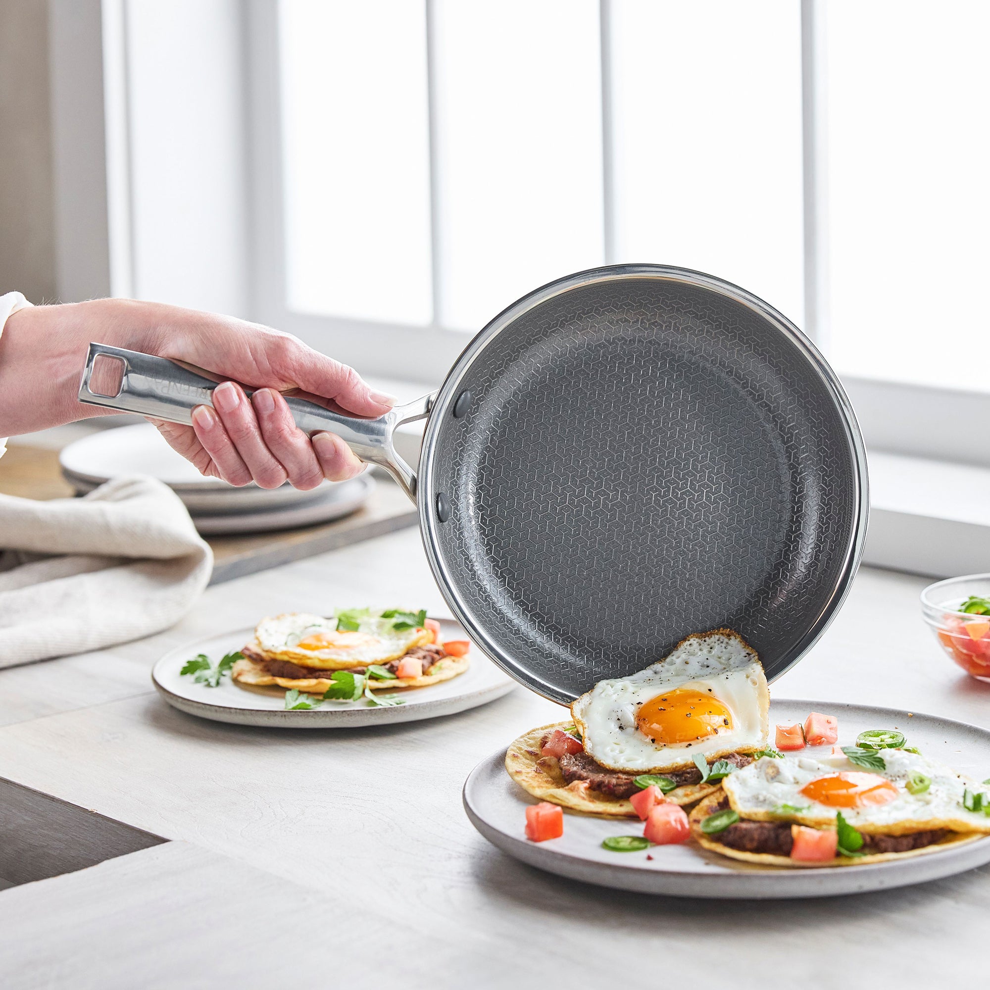【新品】 GREENPAN フライパン20cm, エッグパン GREEN PAN（グリーンパン） 特典付 ガス・IH対応 クリックシェフ 5点