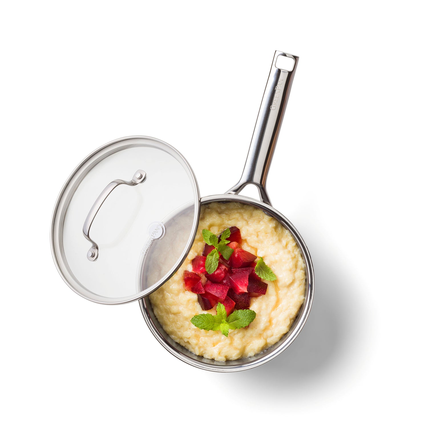 ※予約商品：12月中旬発送予定※【新商品】エーペックス ソースパン　18cm　ガラス蓋付き