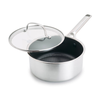 ※予約商品：12月中旬発送予定※【新商品】エーペックス ソースパン　18cm　ガラス蓋付き