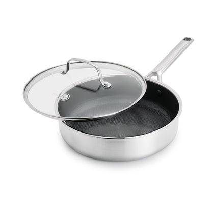 ※予約商品：12月中旬発送予定※【新商品】エーペックス 深型フライパン 24cm　ガラス蓋付き