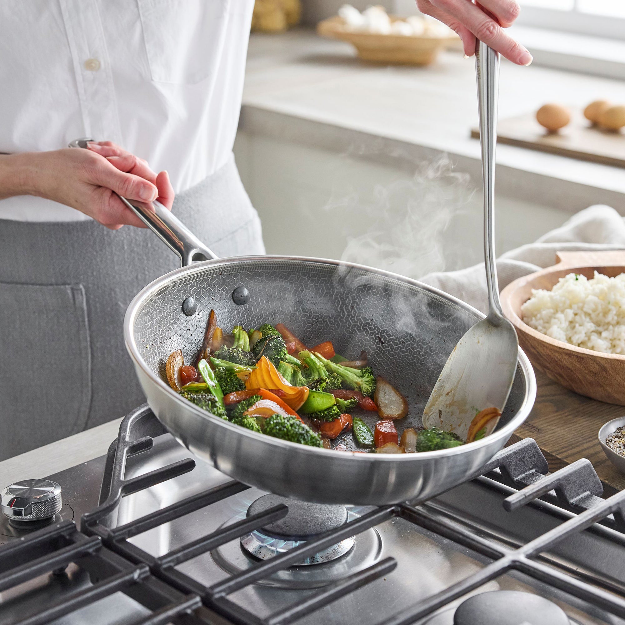 ※予約商品：12月中旬発送予定※【新商品】エーペックス　ウォックパン　28cm